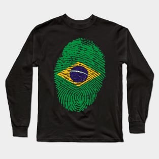 Brazil digital Long Sleeve T-Shirt